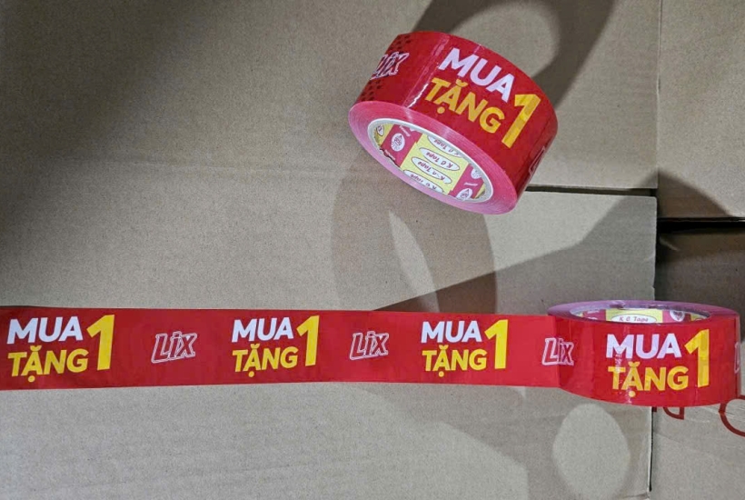 Băng keo in logo mẫu mới